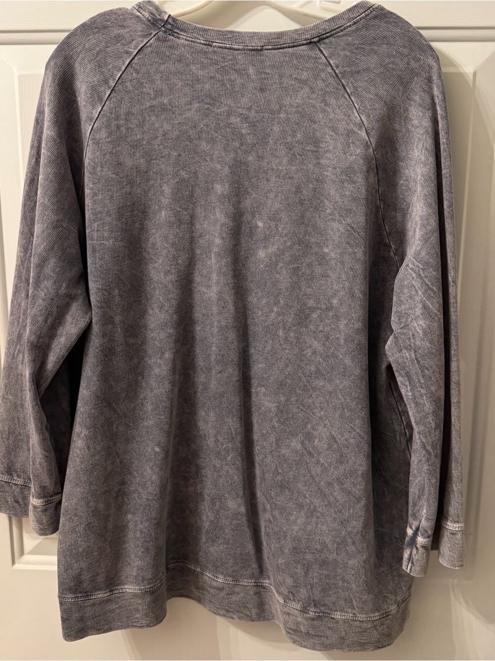 Jess & Jane Blue Tunic Top White Daisy Size L - Picture 3 of 6
